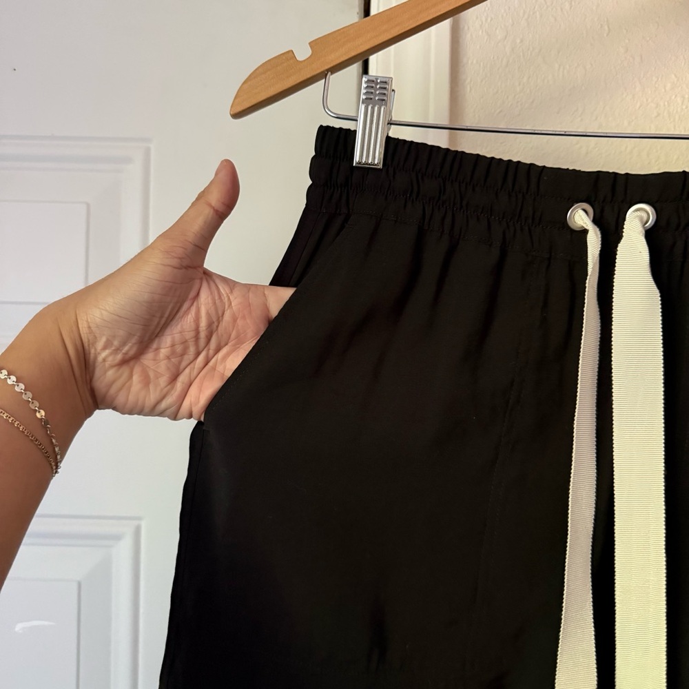 Rodebjer Black Drawstring Elastic Pull On Waist B… - image 4